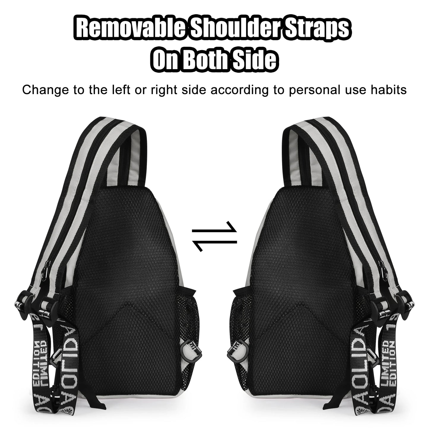 Designed Crossbody Shoulder Backpack For Ladies