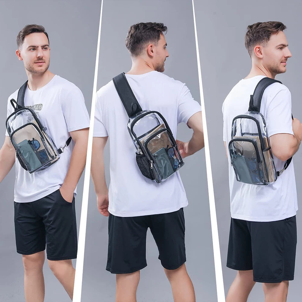 Casual Clear Crossbody Bag