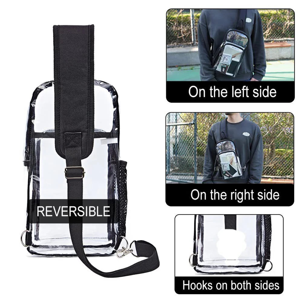 Casual Clear Crossbody Bag